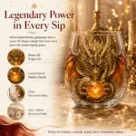 🐉✨ 3D Mythic Dragon Glass Art Cup | Luxury Raised Fantasy Glassware for Whiskey, Home Bar Décor & Legendary Gifts 🎁