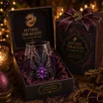 🐉✨ 3D Mythic Dragon Glass Art Cup | Luxury Raised Fantasy Glassware for Whiskey, Home Bar Décor & Legendary Gifts 🎁