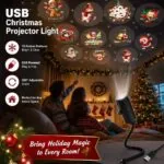 ✨Plug-&-Play HD Christmas Projector – 6 or 10 Festive Scenes(📦Buy 3 Free Shipping)