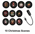 ✨Plug-&-Play HD Christmas Projector – 6 or 10 Festive Scenes(📦Buy 3 Free Shipping)