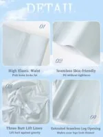 VEIMIA 360° Sculpting Shapewear Shorts Tummy Control, Cooling Breathable Memory Fabric Anti-slip Hem & No Tightness Feeling - Image 20