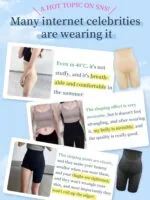 VEIMIA 360° Sculpting Shapewear Shorts Tummy Control, Cooling Breathable Memory Fabric Anti-slip Hem & No Tightness Feeling - Image 22